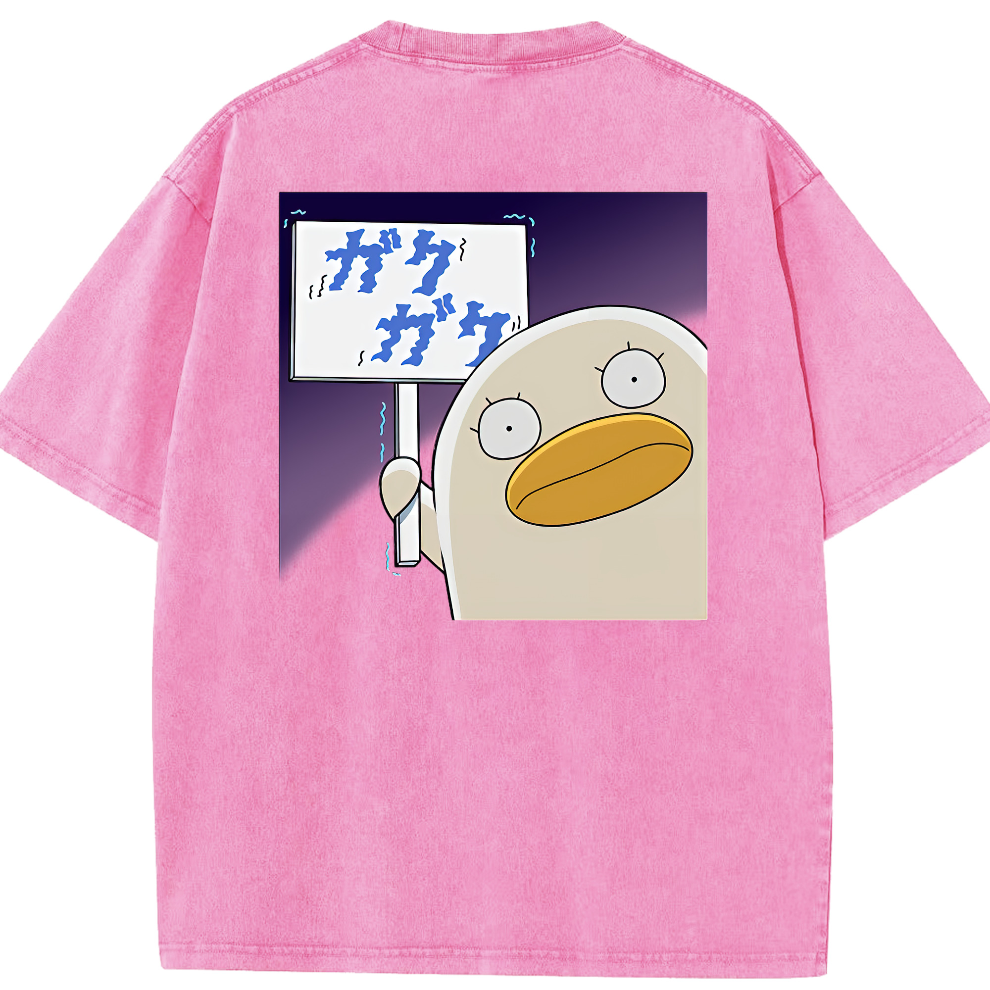 （画像用） ぎんたま 坂田銀時（さかたぎんとき） 神楽 志村新八（しむら しんぱち） GINTAMA Sakata Gintoki Kagura Shimura Shinpachi 綿100% ヴィンテージ風 半袖Tシャツ（背面プリント）
